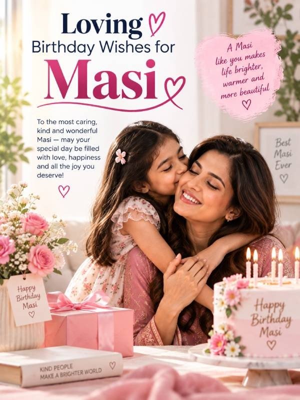 Loving Birthday Wishes for Masi