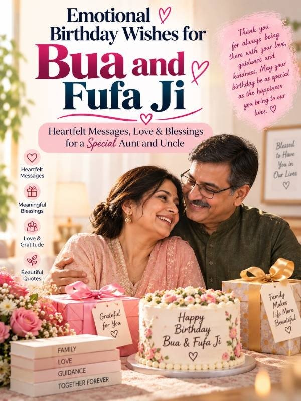 Emotional Birthday Wishes for Bua and Fufa Ji
