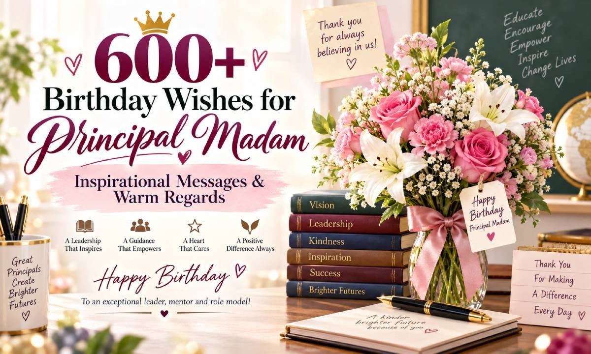 Birthday Wishes for Principal Madam