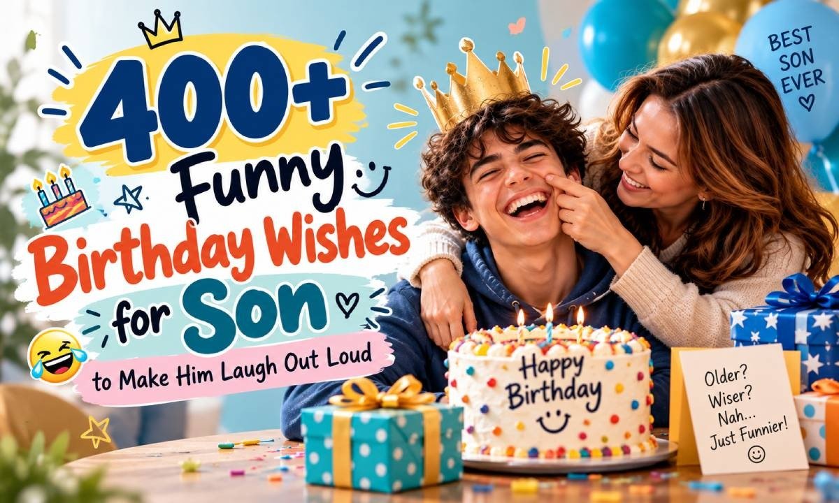 Funny Birthday Wishes for Son