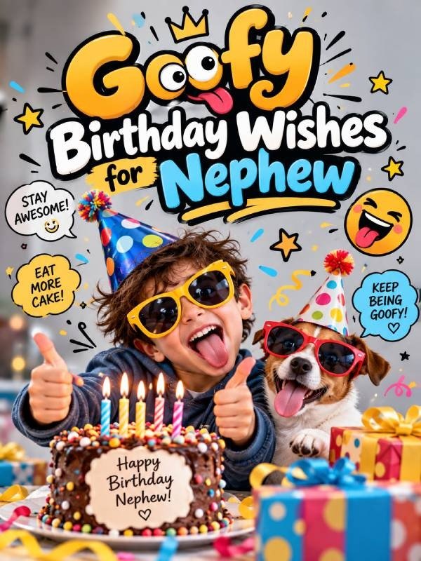 Goofy Birthday Wishes for Nephew