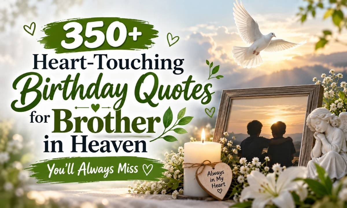 Birthday Quotes for Brother in Heaven