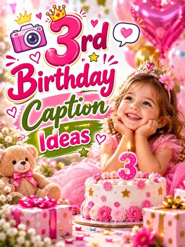 3rd Birthday Caption Ideas