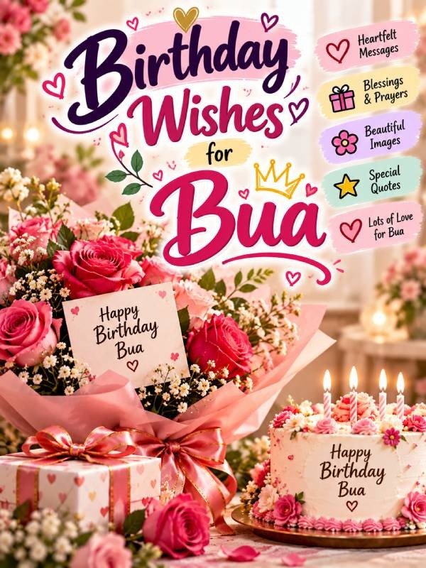 Birthday Wishes for Bua Images