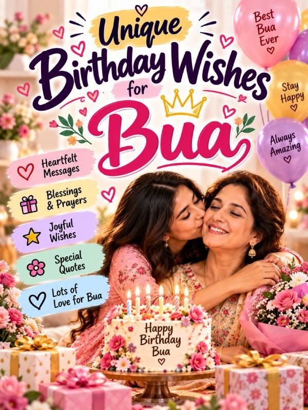 Unique Birthday Wishes for Bua