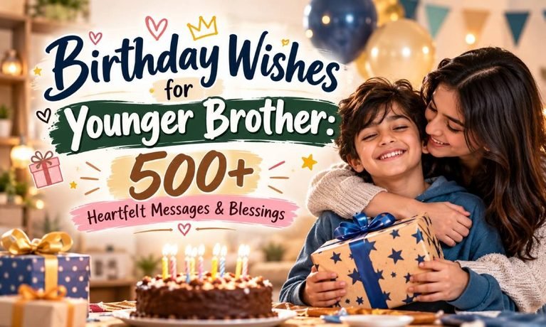 Birthday Wishes for Younger Brother