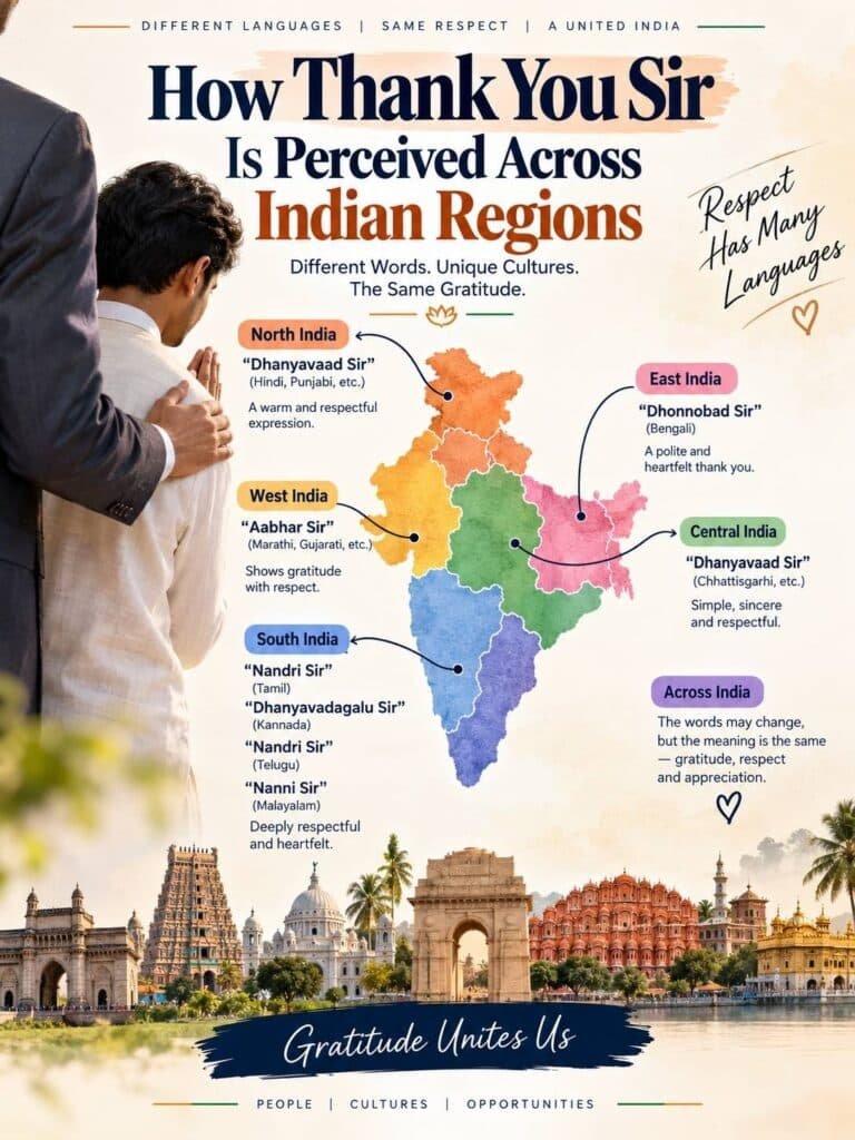 How Thank You Sir Is Perceived Across Indian Regions