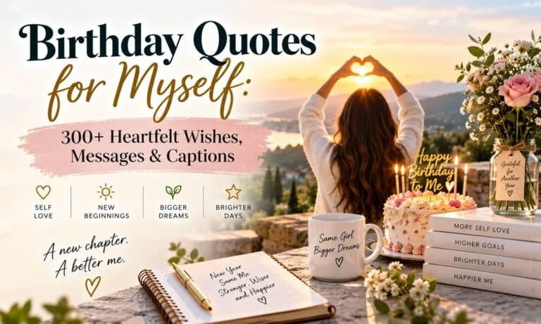 Birthday Quotes for Myself, Wishes, Messages