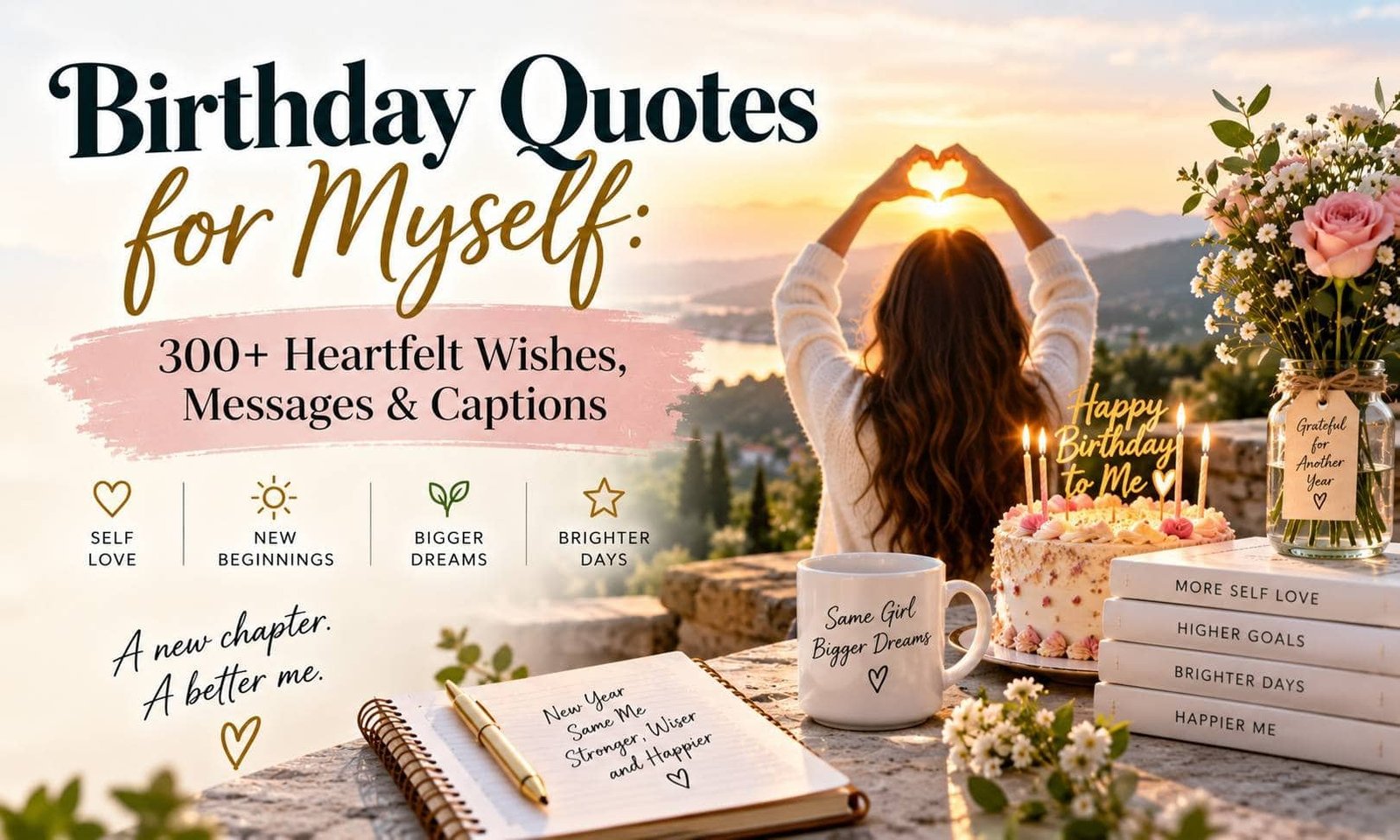 Birthday Quotes for Myself, Wishes, Messages