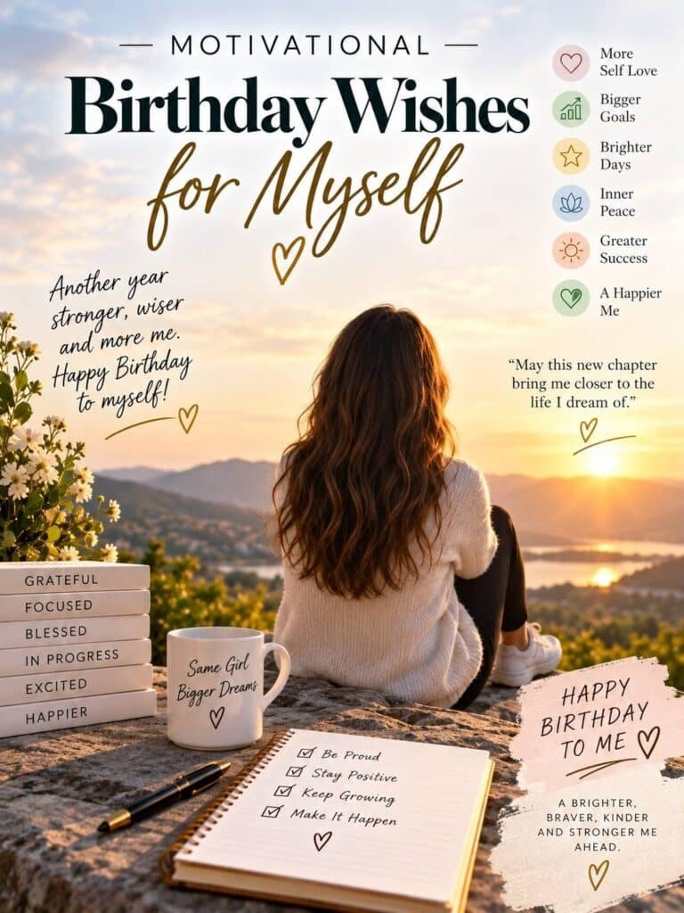 Motivational Birthday Wishes for Myself