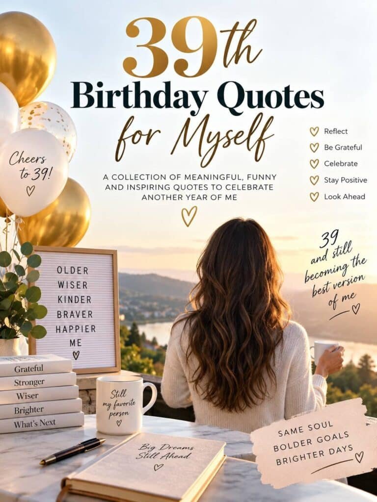 39th Birthday Quotes for Myself
