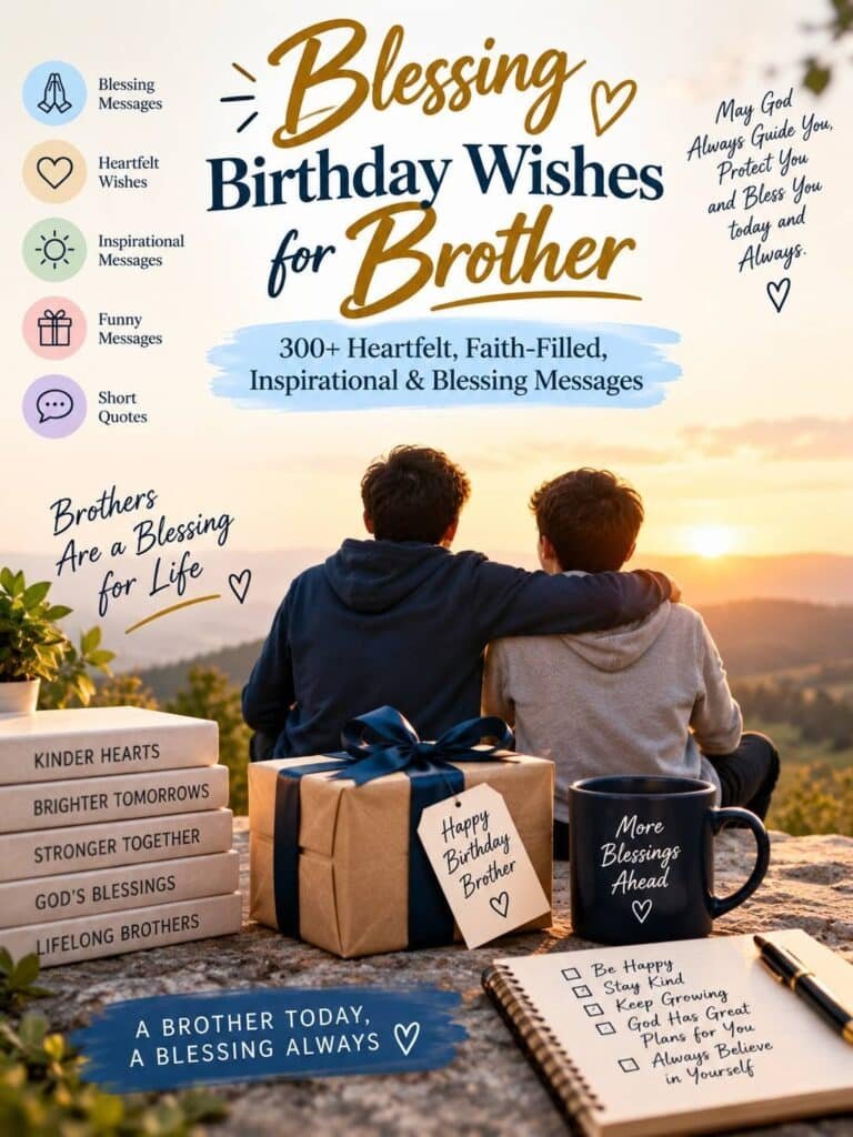 Blessing Birthday Wishes for Brother