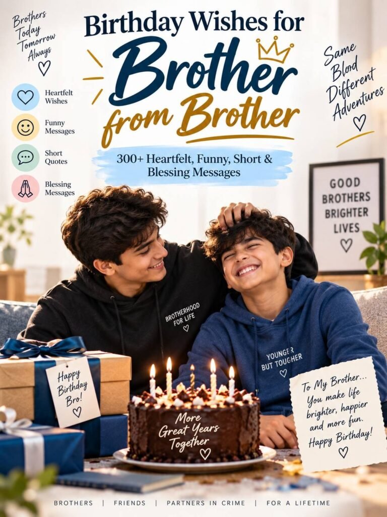 Birthday Wishes for Brother from Brother