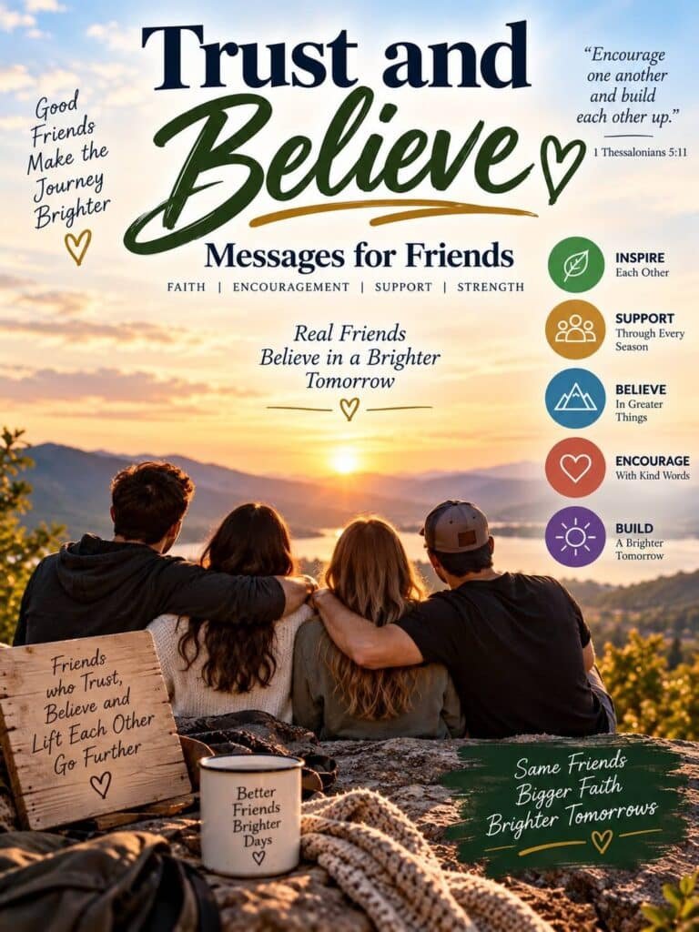 Trust and Believe Messages for Friends