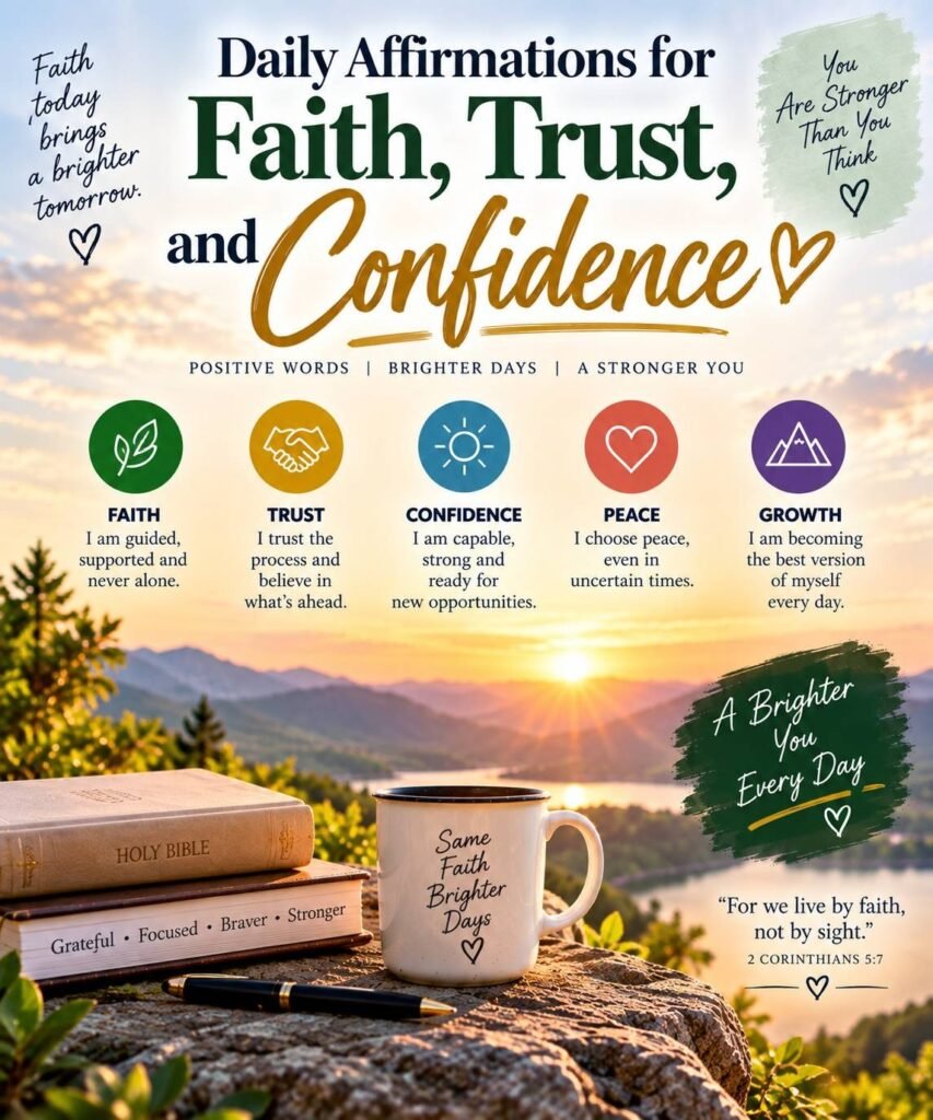 Daily Affirmations for Faith, Trust, and Confidence