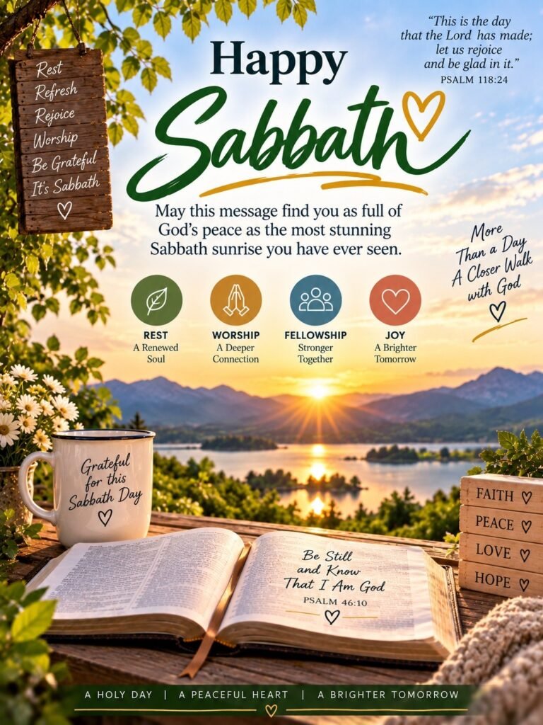 Happy Sabbath Images GIFs and Shareable Pictures for WhatsApp
