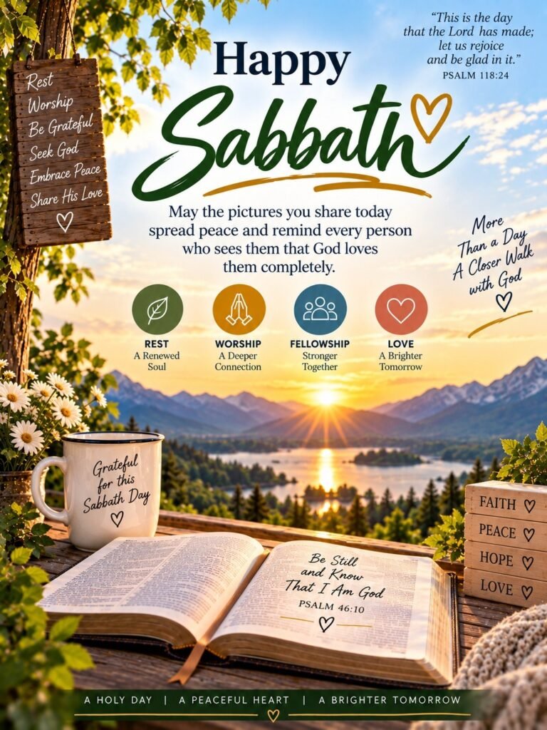 Happy Sabbath Images and Shareable Pictures for WhatsApp