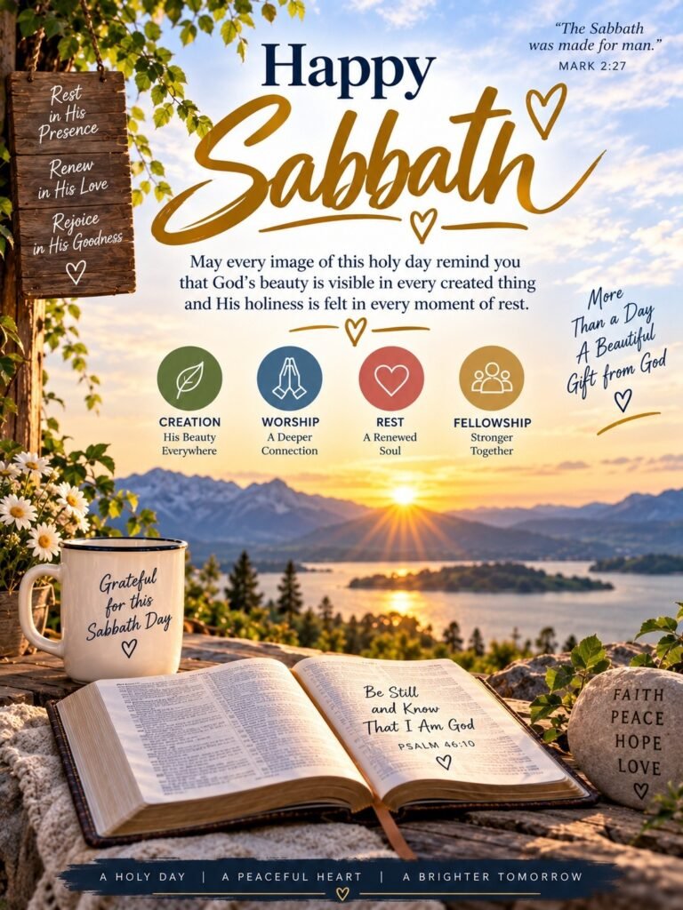 Happy Sabbath Blessings Images and Quotes