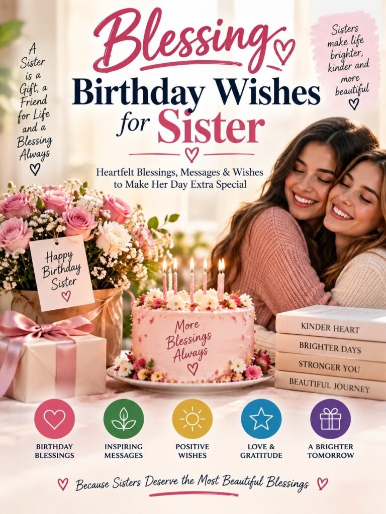 Blessing Birthday Wishes for Sister