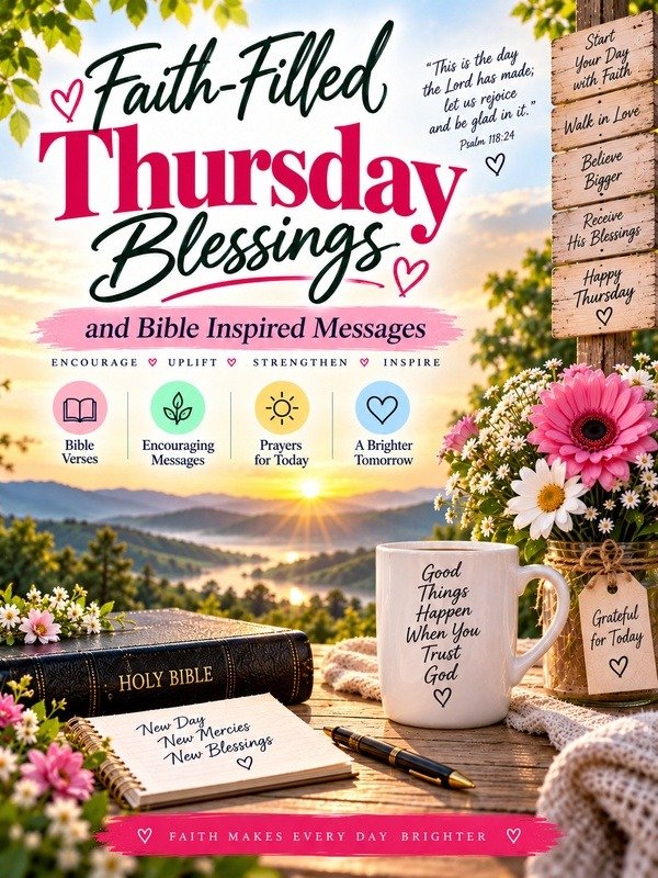 Faith-Filled Thursday Blessings and Bible Inspired Messages