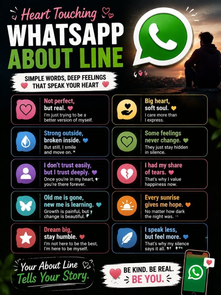 Heart Touching WhatsApp About Line