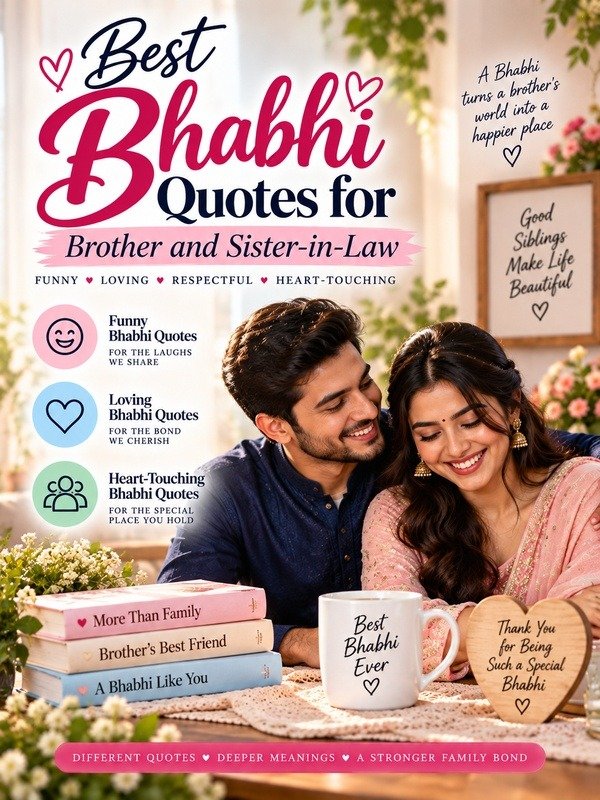 Best Bhabhi Quotes for Brother and Sister-in-Law