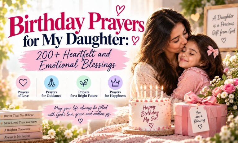 Birthday Prayers for My Daughter