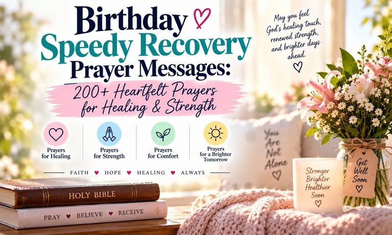 Speedy Recovery Prayer Messages