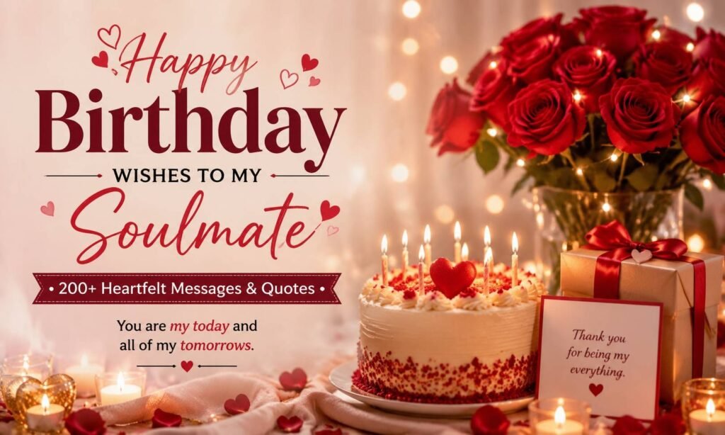 Happy Birthday Wishes to My Soulmate