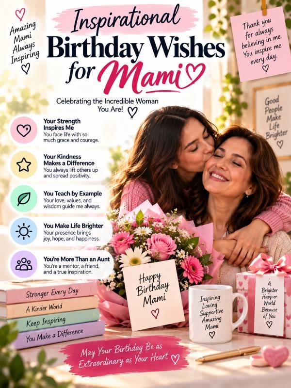 Inspirational Birthday Wishes for Mami