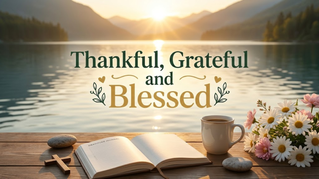 Thankful Grateful And Blessed