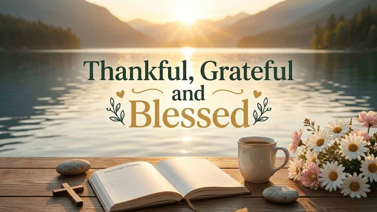 Thankful Grateful And Blessed