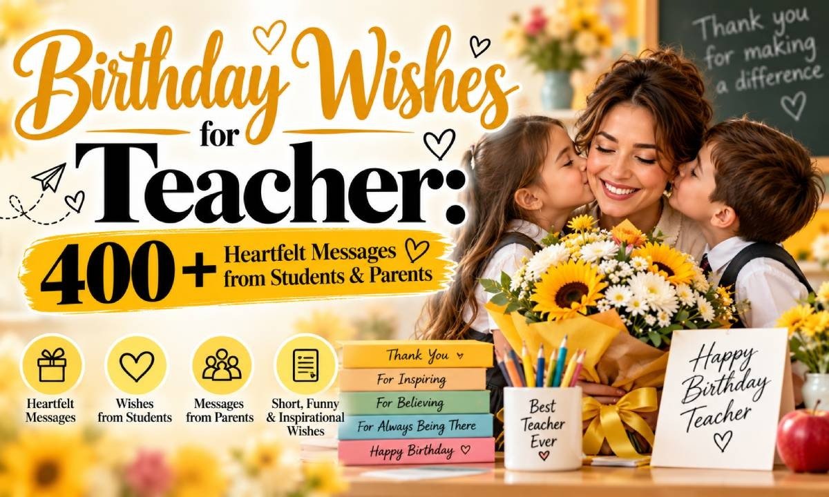 Birthday Wishes for Teacher