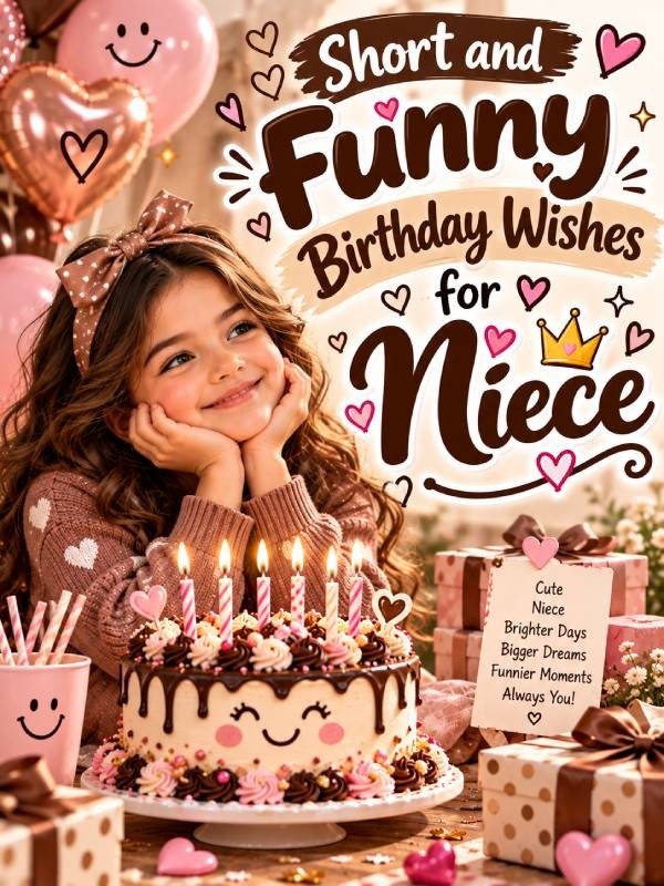 Short and Funny Birthday Wishes for Niece
