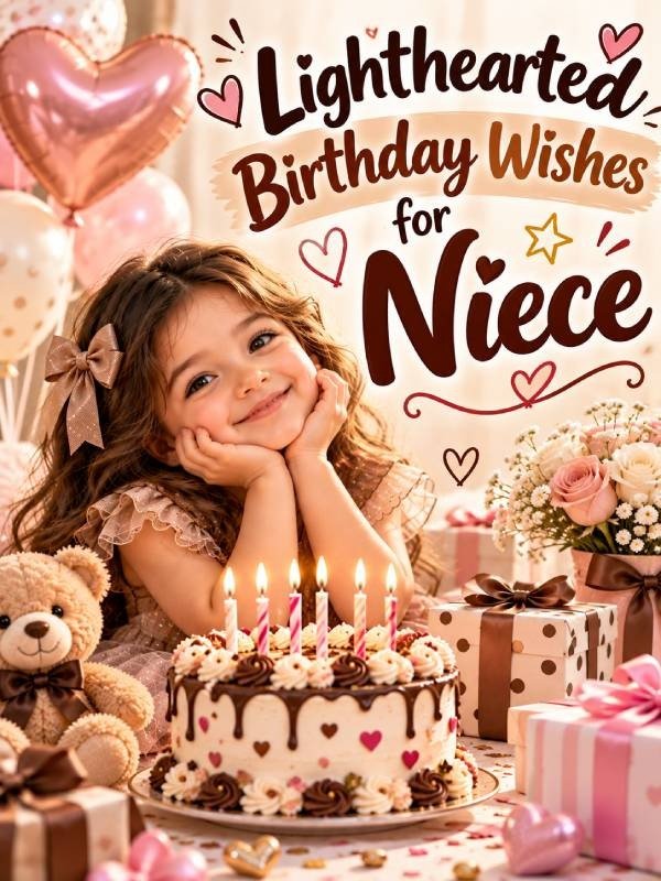 Lighthearted Birthday Wishes for Niece