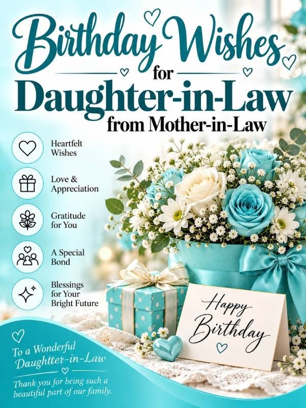 Birthday Wishes for Daughter-in-Law from Mother-in-Law