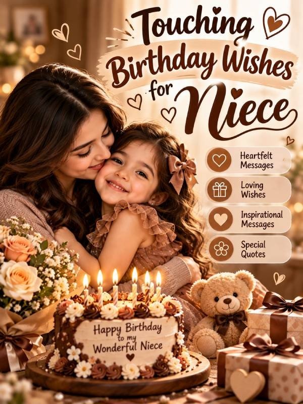Touching birthday wishes for niece