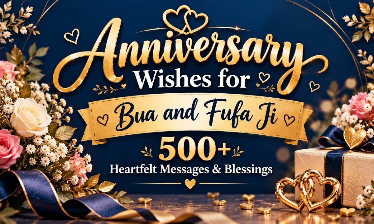 Anniversary Wishes for Bua and Fufa Ji