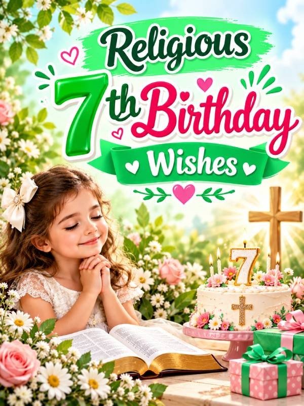 Religious 7th Birthday Wishes