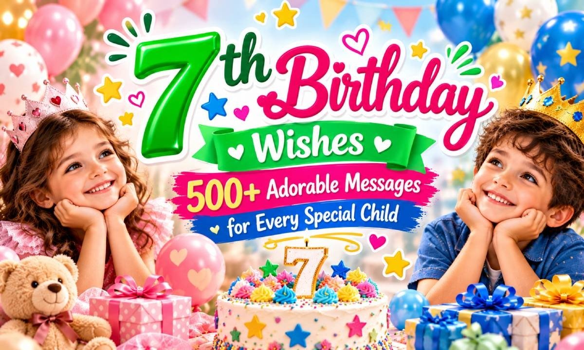 7th Birthday Wishes