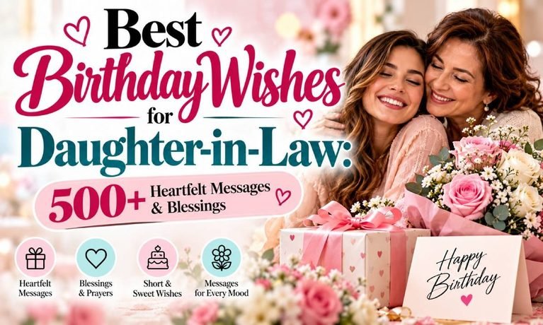Best Birthday Wishes for Daughter-in-Law: 500+ Heartfelt Messages & Blessings