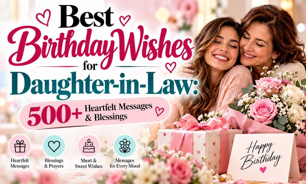 Best Birthday Wishes for Daughter-in-Law: 500+ Heartfelt Messages & Blessings