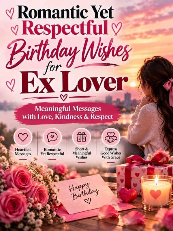 Romantic Yet Respectful Birthday Wishes for Ex Lover