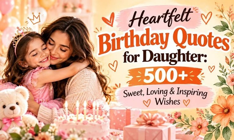 Heartfelt Birthday Quotes for Daughter