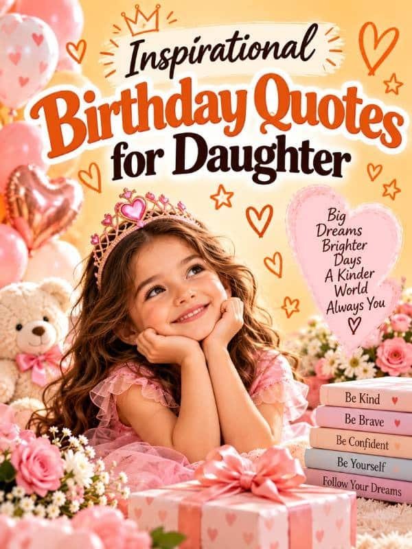 Inspirational Birthday Quotes for Daughter