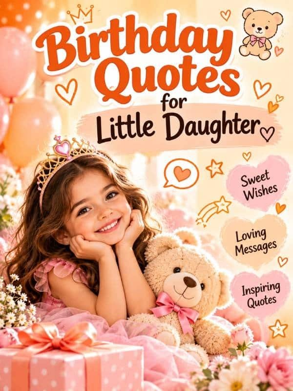 Birthday Quotes for Little Daughter