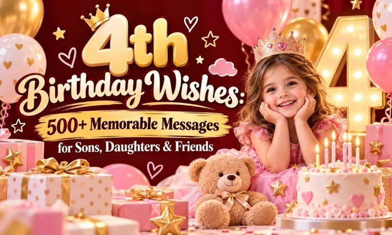 4th Birthday Wishes