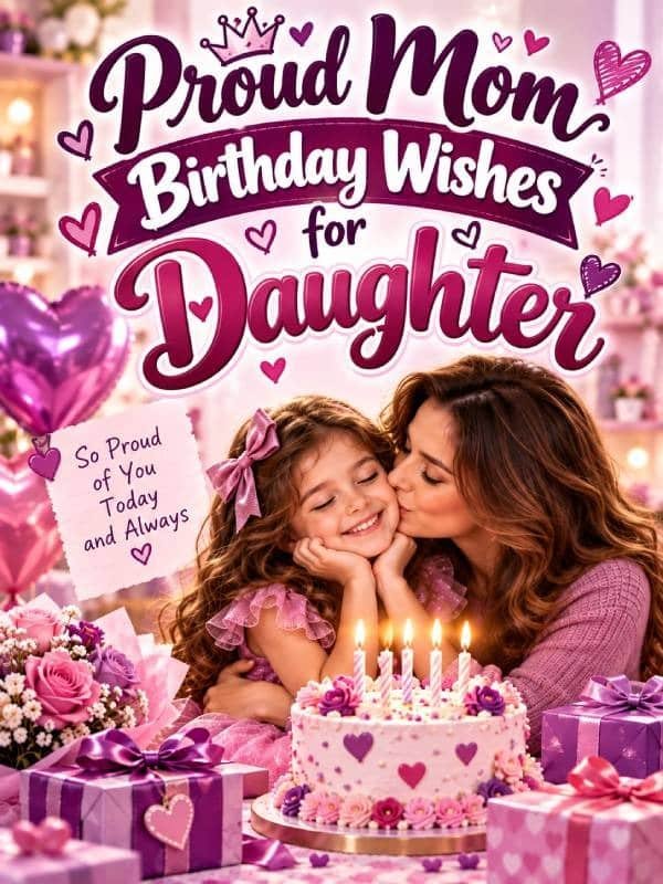 Proud Mom Birthday Wishes for Daughter