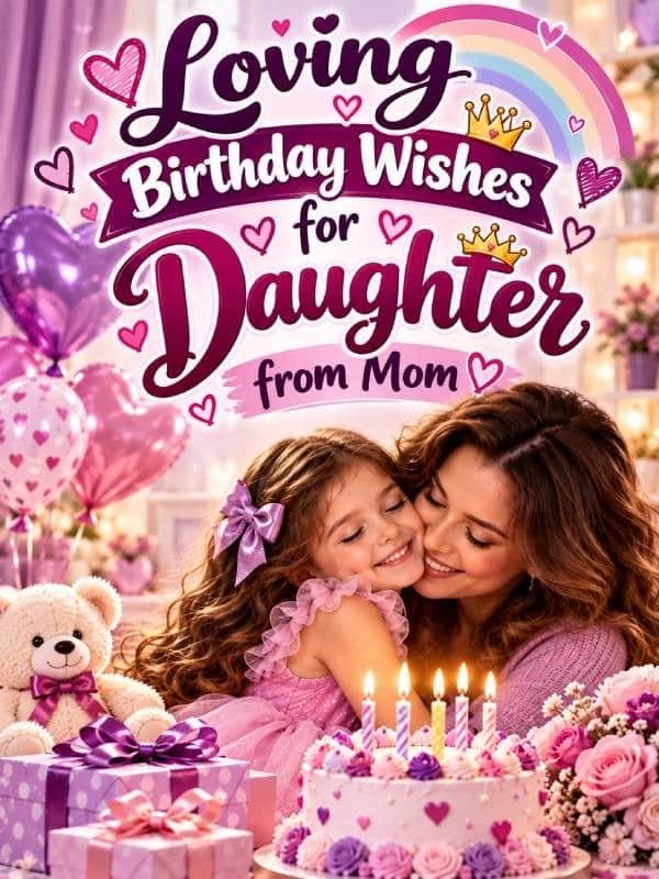 Loving Birthday Wishes for Daughter from Mom