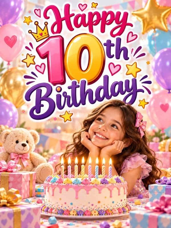 Happy 10th birthday images